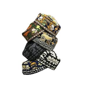 Premium Men Prayer Cap Embroidered Prayer Cap for Men Premium Design <b>Islamic</b> Kufi Hat Wholesale Supplier - Product Image 3