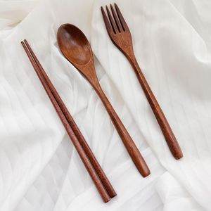 Ensemble de cuillères en bois EcoChoice, ustensiles de cuisine en bois naturel durable, résistants à la chaleur, pour la cuisson, le service et le mélange, collection premium - Product Image 1