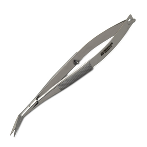 Ciseaux angulaires manuels MEDSPO Noyes certifiés CE pour la microchirurgie, la dissection et la coupe des tissus, ciseaux ophtalmiques - Product Image 3