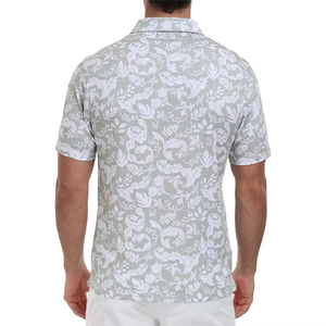 Chemises pour hommes grande taille couleur unie, sublimation, 100% coton tricoté, respirant, anti-plis, séchage rapide, personnalisable - Product Image 6