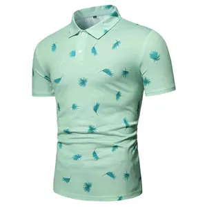 2023 Men sublimation printed design men golf shirt men polo graphic design polyester polo shirt wholesale sublimation printing