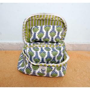 New Arrival Wholesale Handcrafted Tassel Printed 100% Cotton Zipper Closure <b>Small</b> Lightweight Multi-Function Eco-Friendly Case - Product Image 4