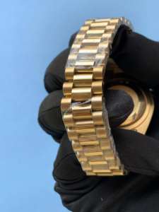 BOJ Plain R.O.L.E.X.30 41MM Best Offer Gold Tone Stainless Steel <b>Mechanical</b> Automatic Analog Wrist <b>Watch</b> <b>For</b> <b>Men</b> Low Price Hot - Product Image 3