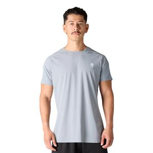 Camiseta Deportiva de Manga Corta para Hombre, Corte Ajustado, para Gimnasio, Entrenamiento, Suave y Elástica, Venta al Por Mayor OEM - Product Image 1