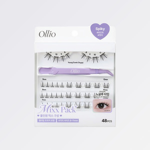 ขนตาปลอมแบบแถบ Ollio No-Glue Eyelash Mix Pack ขนตาปลอมแม่เหล็กแบบหนา - Product Image 4
