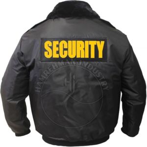 New Security <b>Jacket</b> For <b>Men</b> <b>Reflective</b> Warm Coat with Security Uniform Cotton Material Workwear Security <b>Jacket</b> Construction - Product Image 2