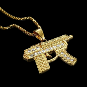 Nuevo Colgante de Plata 925 de Lujo con Diseño de Pistola, Estilo Hip Hop, Unisex, para Uso Diario, Joyería India, Aniversario - Product Image 3