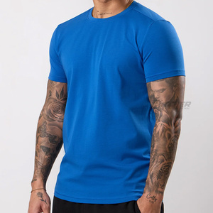 เสื้อยืดสตรีทแวร์ผู้ชาย ผ้าฝ้ายถัก 100% ทรงไหล่ตก พิมพ์โลโก้ตามสั่ง ผ้ากันยับ - Product Image 1