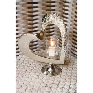 Centre de table de mariage de luxe, porte-bougie en métal contemporain pour la décoration de la salle de réception avec des motifs torsadés pour la maison - Product Image 1