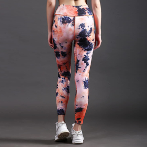 Hot Selling High Waist Women's Leggings Sublimated Polyester Spandex Quick Dry Breathable Women's Running Leggings - Product Image 6