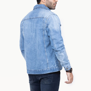 Chaqueta vaquera de alta calidad al por mayor para hombre, impresión personalizada, hecha en Pakistán, chaqueta vaquera vintage para hombre en venta - Product Image 2