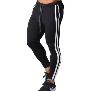 Top quality Factory wear 100% cotton Spandex Drawstring hot selling Waist <b>Slim</b> Fit Sports <b>Jogger</b> Pants for Men - Product Image 1