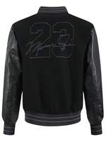 Veste universitaire personnalisée avec logo, manches en cuir, broderie chenille, veste de baseball universitaire pour hommes et femmes, hiver