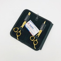 Ciseaux professionnels en acier inoxydable japonais pour salon de coiffure Ciseaux de coupe de cheveux pour droitier 32 dents Ciseaux amincissants de toilettage noirs