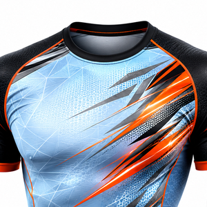 Ensemble de vêtements de sport pour homme, t-shirt et short de course athlétique, vêtements de sport légers en mesh, entraînement en salle de sport, fitness, entraînement, vêtements de sport à séchage rapide - Product Image 4