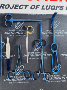 <b>General</b> <b>Plastic</b> Surgery Instrument Set | Titanium Coated Surgical Tools | Professional Grade German Hospital Clinic - Product Image 5