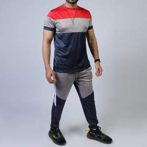 Conjunto Deportivo Casual para Hombre, Talla Grande, Camiseta Deportiva de Manga Corta y Pantalones Jogger, Ropa Deportiva - Product Image 3