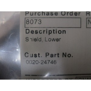 AMAT 0020-24746 Shield Lower High Cond 101 AL 8" - Equipo y piezas de semiconductores de confianza de la marca global Legacy - Product Image 1