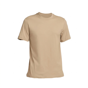 Camiseta Premium de Algodón para Hombre - Cuello Redondo, Manga Corta, Lisa, Informal - Suave, Transpirable, para Verano, Corte Ajustado - Product Image 1