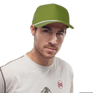 หมวกเบสบอลแบบแห้งเร็ว ปรับขนาดได้ หมวกตาข่ายแบบ Snapback  100% โพลีเอสเตอร์ ลายทาง กันน้ำ สำหรับผู้ชาย ผู้หญิง ใช้กลางแจ้ง - Product Image 5