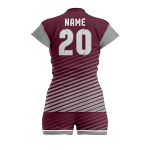 Maillot de volley-ball unisexe personnalisé imprimé en polyester 100% avec technologie de sublimation pour femmes et hommes, tailles plus grandes - Product Image 2
