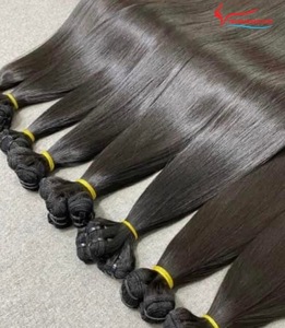 Extensiones de Cabello Humano Vietnamita Liso Natural Negro, Tejido a Máquina, Largo - Product Image 5
