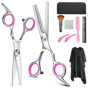 Coffret de Ciseaux de Coiffure Professionnels de Qualité Supérieure 2026 pour Salon de Coiffure et Barbier avec Étui en Cuir - Product Image 1