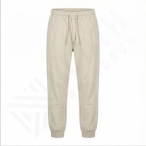 Pantalon de survêtement jambe droite pantalon de survêtement taille moyenne coton Spandex respirant taille élastique pantalon évasé décontracté pour hommes - Product Image 1