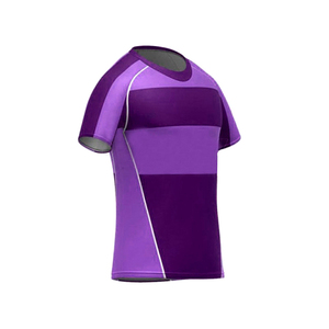 Uniforme de Rugby 2024 de Alta Calidad a Bajo Precio, Transpirable, de Secado Rápido, con Logotipo Personalizado, Mangas Cortas, Conjunto de Uniformes de Rugby - Product Image 3