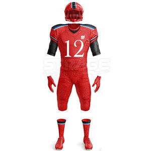 Low MOQ <b>Hot</b> Sale American Football Uniform Stylish Design Flexible Fit Team Colors Polyester Customizable Colors Sizes - Product Image 2