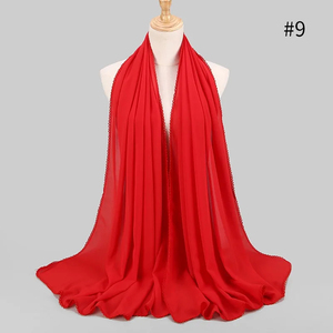 Écharpe carrée de luxe haut de gamme personnalisée imprimée, toucher soie, formelle, respirante, hijab, foulard, châle, marque privée OEM ODM - Product Image 6