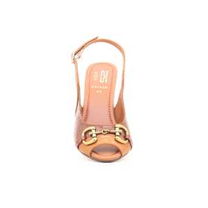 FR4968รองเท้าแตะส้นสีน้ำตาลเป็นทางการ - Product Image 1