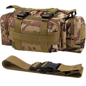 Outdoor Tactical Shoulder Duffle Bag Water Resistant Travel Bag with <b>MOLLE</b> <b>Attachment</b> System Heavy Duty Duffle Bag - Product Image 5