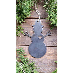 Hoja de hierro Adorno de Navidad Adorno colgante de jardín Artesanía de metal Decoración de árbol Adornos para el hogar y el jardín - Product Image 6