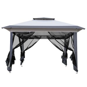 2 'X 12' grigio a baldacchino Pop-Up esterno con 4 pareti laterali per uso Gazebo e Pergola - Product Image 6