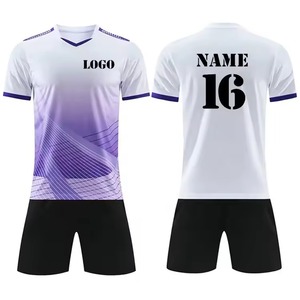 Conjunto de Uniforme de Fútbol Personalizado 2026 para Hombre y Mujer, Camiseta y Pantalones Cortos de Manga Corta con Logotipo Personalizado - Product Image 4