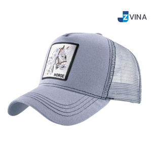 Gorra Trucker con Logotipo Personalizado Bordado, Malla Trasera, 5 Paneles, Cierre a Presión, Ajustable, Unisex, para Viajes al Aire Libre - Product Image 2