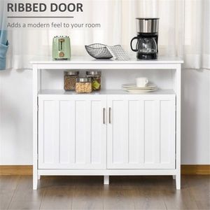 Mobile da Cucina in Metallo, Legno e MDF con Ante in Vetro per Arredamento Domestico - Product Image 2