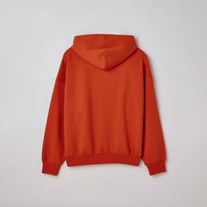 Sweat à capuche oversize pour homme 100% coton, pull uni streetwear, impression de logo personnalisé, broderie, vêtements OEM haut de gamme - Product Image 2