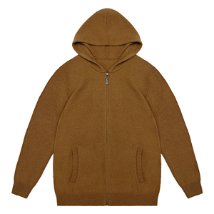 Custom New Fashion Wholesale Autumn and Winter Mens Oversized Solid Sweater Cashmere <b>Wool</b> Zipper Sweater Hoodies Men - Product Image 4