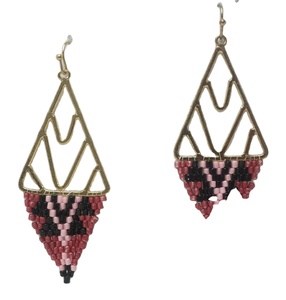 Pendientes colgantes de alas religiosas Unisex de tendencia con diseño de bordado de alas multicolor Popular para regalos de fiestas de bodas - Product Image 1