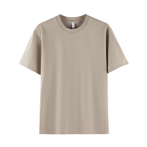 T-shirt uni élégant de haute qualité pour homme, décontracté, manches courtes, coupe classique, col rond, en coton, Naimat Abbas Industries - Product Image 3