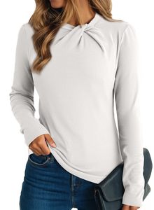 เสื้อเบลาส์ผู้หญิงขนาดใหญ่พิเศษคอกลมสินค้ามาใหม่ - Product Image 5