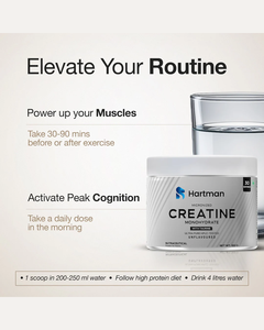 Créatine monohydrate en poudre de qualité supérieure, complément nutritionnel sportif pour la force musculaire, la puissance et l'endurance - Product Image 6