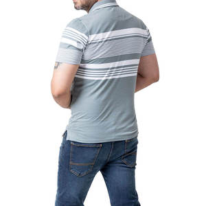 Camiseta Polo Deportiva para Hombre con Logotipo Personalizado Directo de Fábrica, 100% Algodón, Secado Rápido, Corte Holgado - Product Image 4