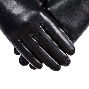 Outdoor Winter Warm Customized Men's Leather <b>Gloves</b> High Quality Comfortable Solid Color Wholesale Price - Product Image 3