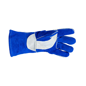 Guantes de Soldadura Industriales de Cuero Vacuno Reforzado con Doble Palma, Protección de Seguridad para el Trabajo, Hechos en Pakistán - Product Image 3