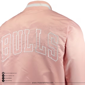 Premium Unisex Satin Bomber <b>Jacket</b> Custom Team <b>Jackets</b> Embroidered Patchwork <b>Camo</b> Embossed Loose Fit Winter Outerwear - Product Image 5