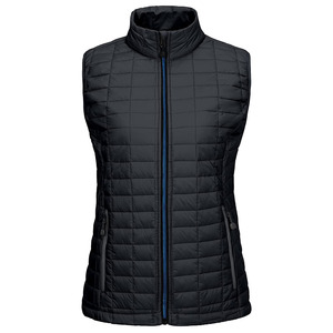 Women's Waterproof Stand Puffer <b>Vest</b> Sleeveless Quilted Winter Warm Nylon Zipper <b>Utility</b> Plus puffer <b>vest</b> - Product Image 3
