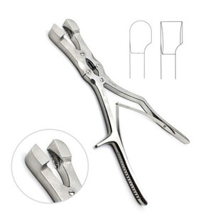 Sauerbruch Rib Rongeur Forceps Double Action <b>Square</b> Jaws Straight 20mm Wide Overall 12in 30.5cm ZETOMEDPRO - Product Image 2